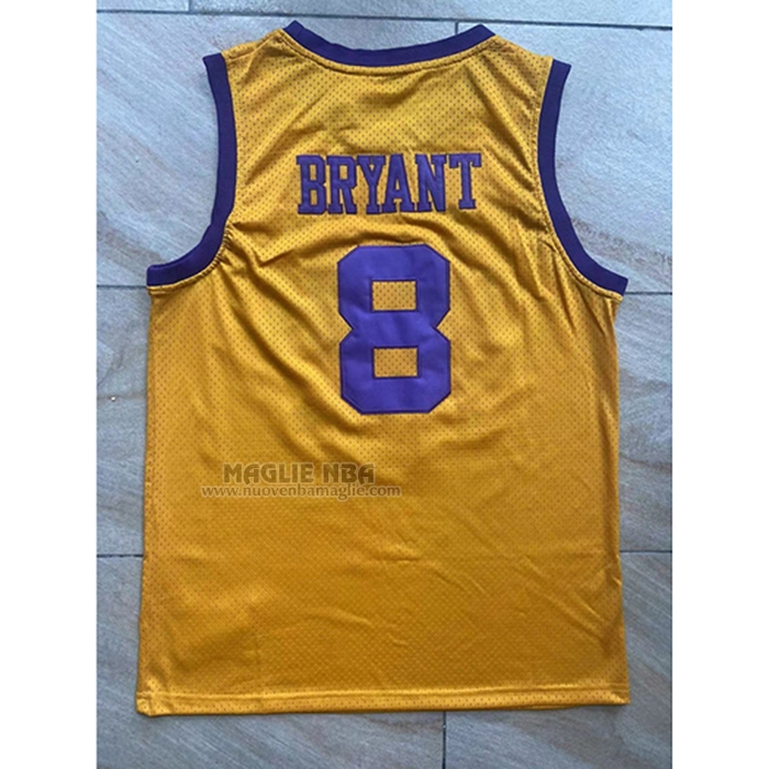Maglia
 Kobe Bryant NO 8 Los Angeles Lakers Mitchell & Ness 1957 Giallo
